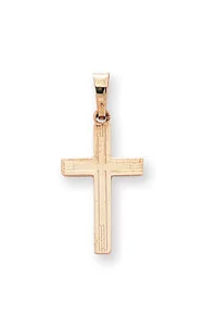 14KY Inlay Cross