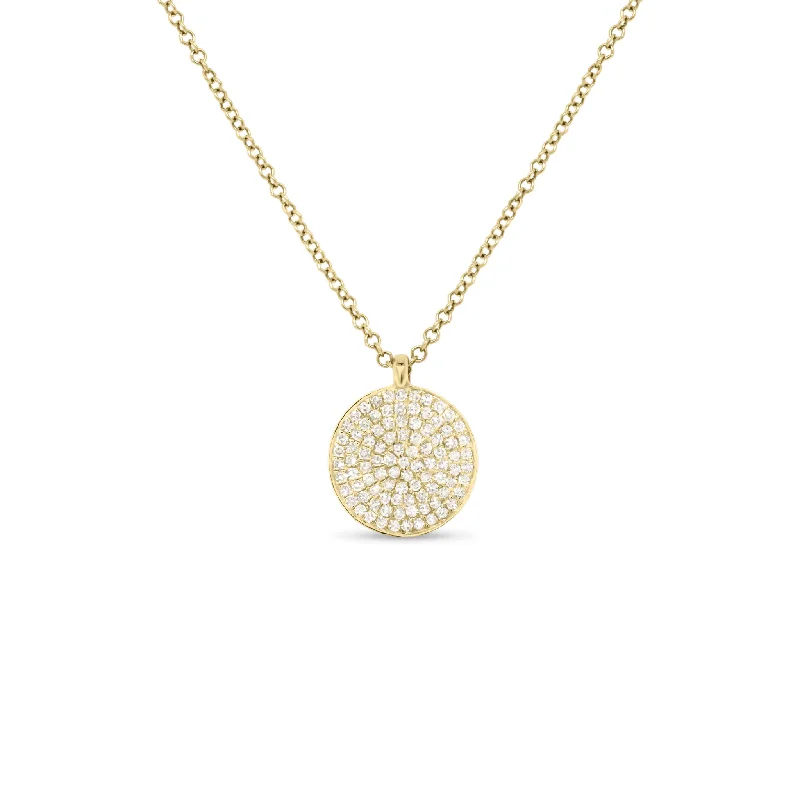 Everyday Diamond Disc Pendant