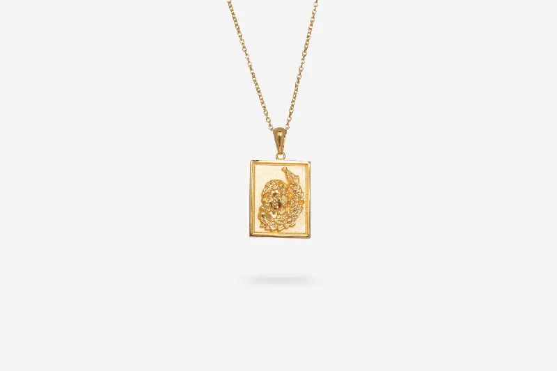 IX Merma Gold Plated Pendant