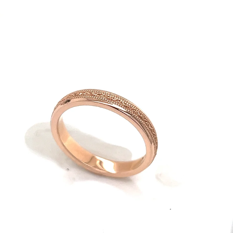 14 Karat Rose Gold Band