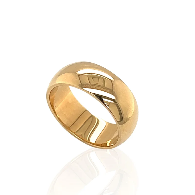 18 Karat Yellow Gold Band