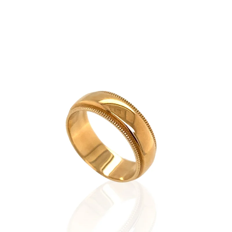 18 Karat Yellow Gold Band