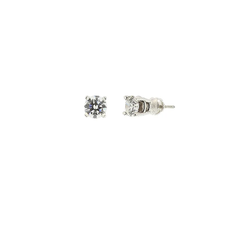 Diamond + 18k Gold Earrings Studs