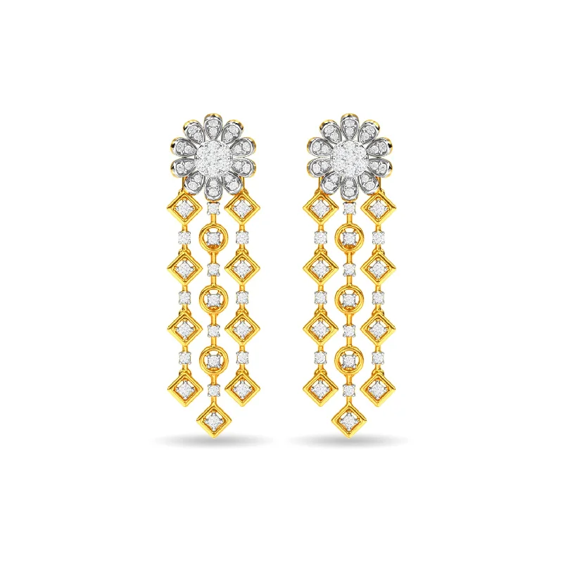 birthstone stacking rings set Angelica Earring