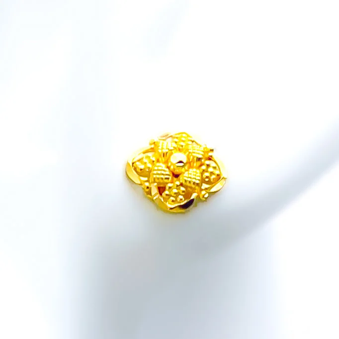 Bold Exquisite 22k Gold Baby Earrings