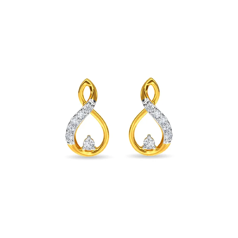 sterling silver braided ring Bridgete Earring