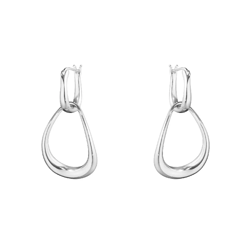 Offspring Interlocked Silver Earrings