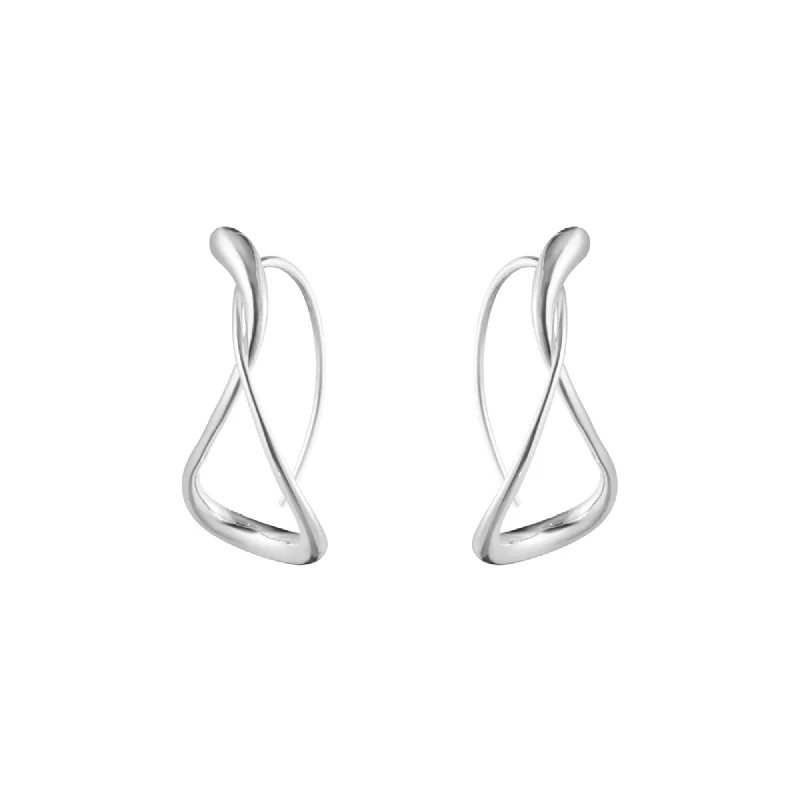 Mercy Large Silver Hoops