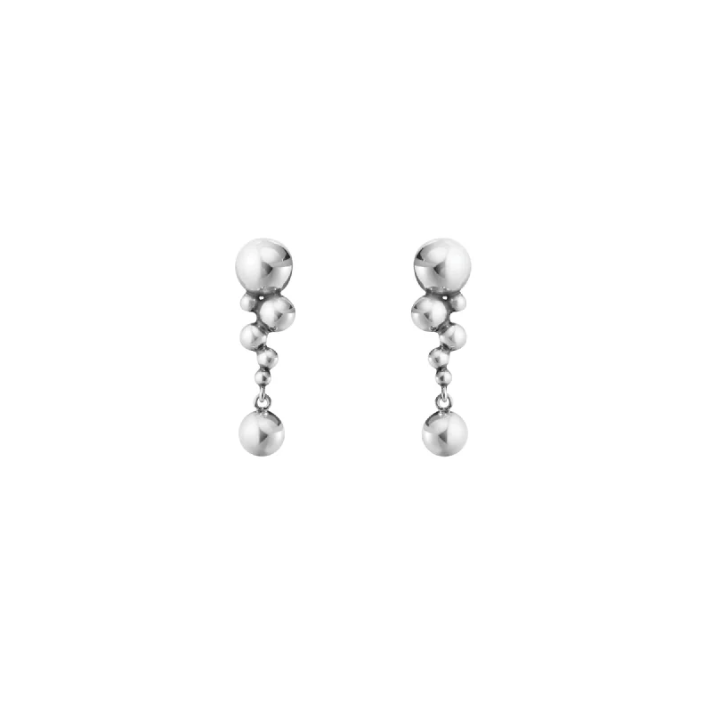 Moonlight Grapes small Silver Earrings