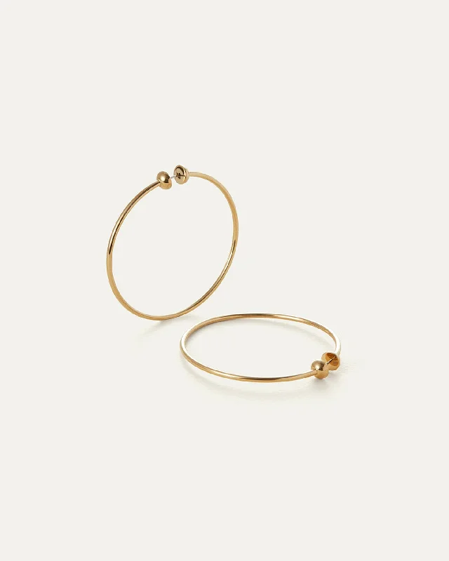 vintage rose-cut diamond ring Icon Hoops - Medium