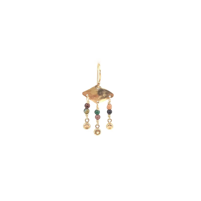 Roma 14K Goldfilled Earring w. Gemstones