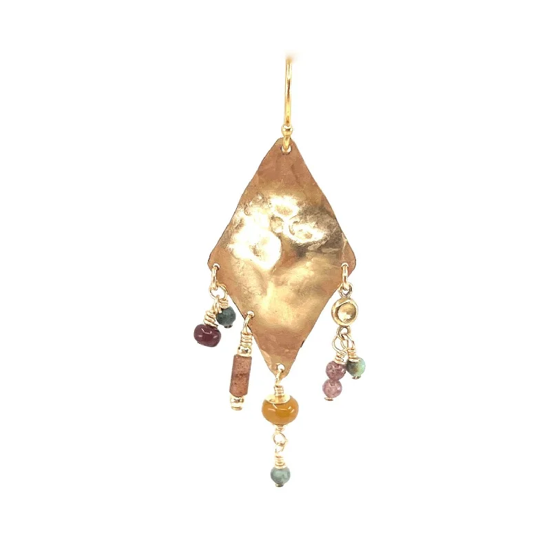 Vilda 14K Goldfilled Earring w. Gemstones