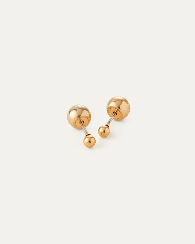 minimalist chain anklet gold Micro Stud Earrings
