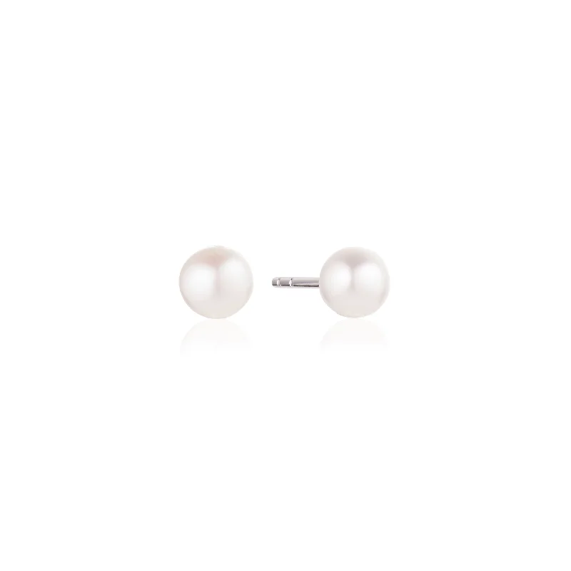 Ponza Uno Silver Studs w. Pearl