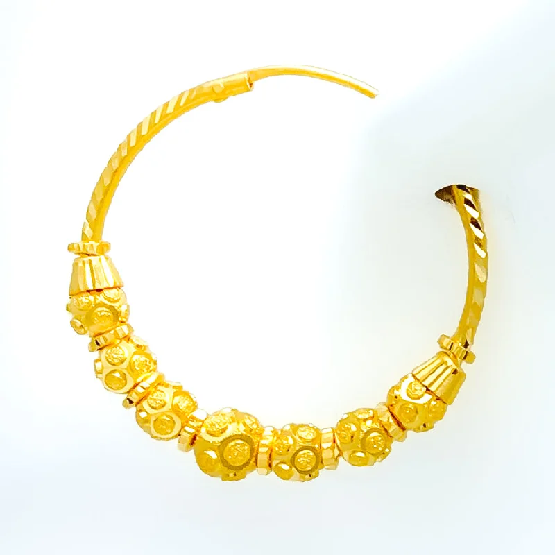 Trendy Dynamic 22k Gold Bali