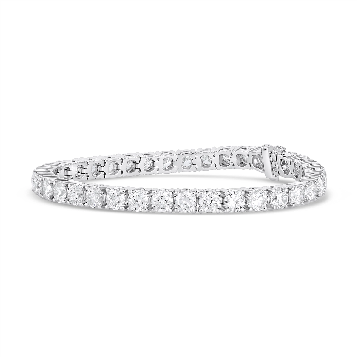 14K White Gold Diamond Tennis Bracelet