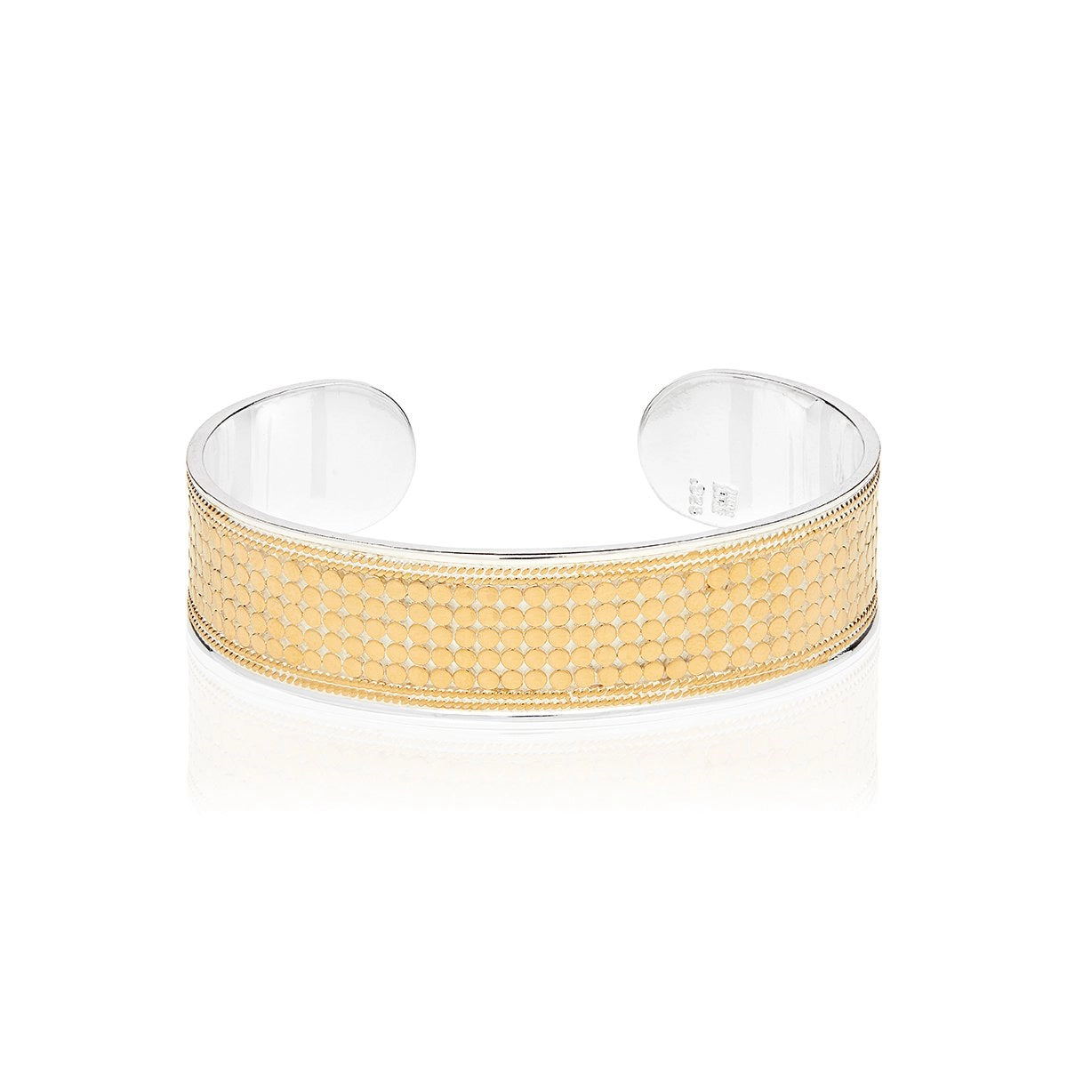 Anna Beck Classic Medium Beaded Cuff Bracelet - Gold Plated