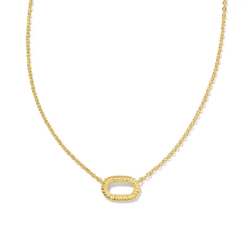 Kendra Scott Elisa Ridge Open Frame Necklace