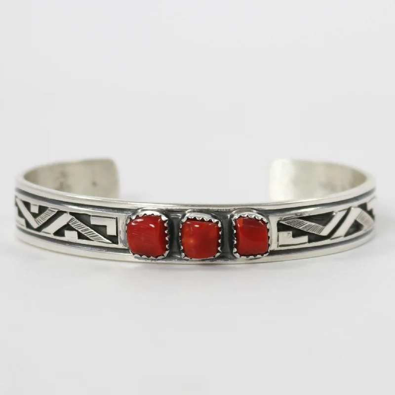 emerald-cut engagement ring halo Coral Cuff