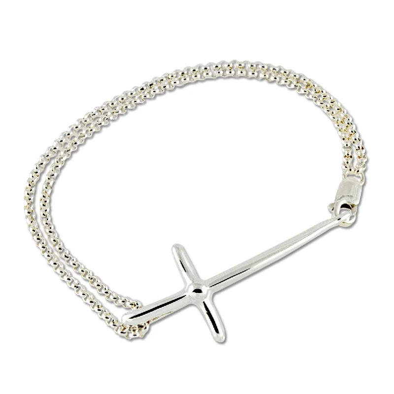 modern geometric drop earrings Cross Bracelet