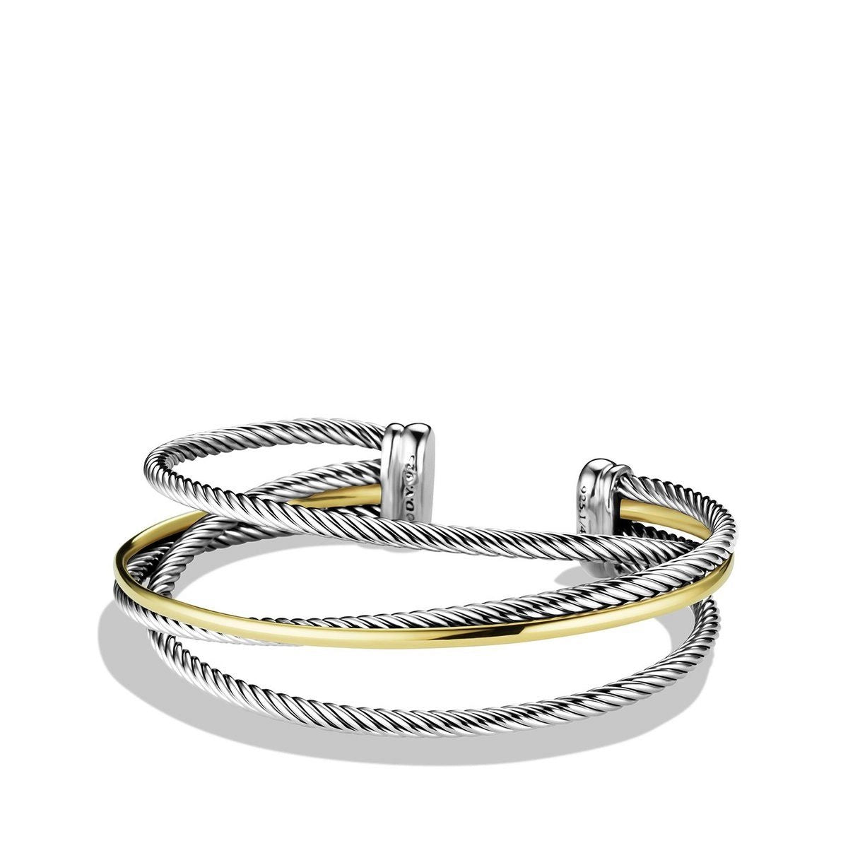 David Yurman 3mm Wide Crossover Bracelet