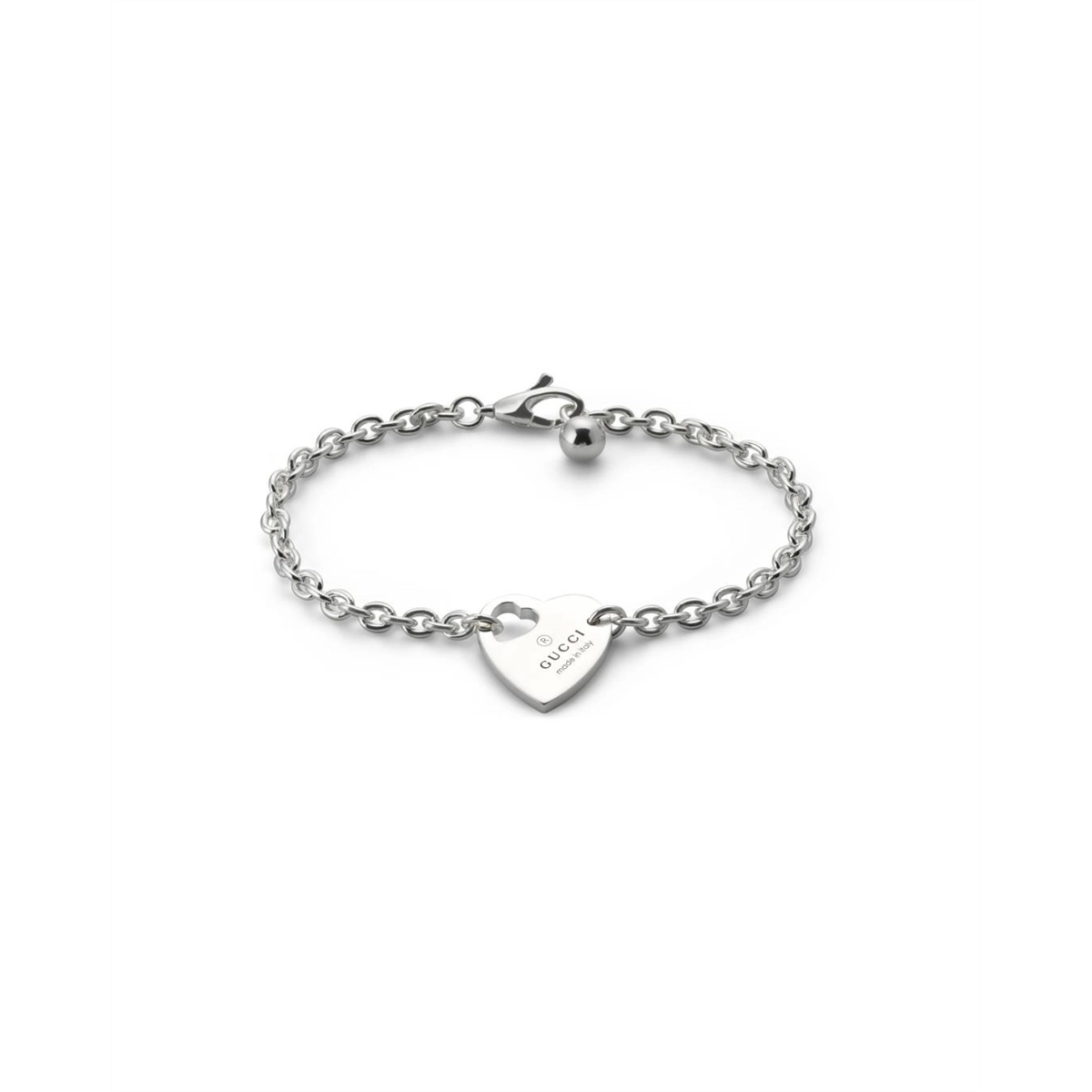 Gucci Sterling Silver Trademark Bracelet