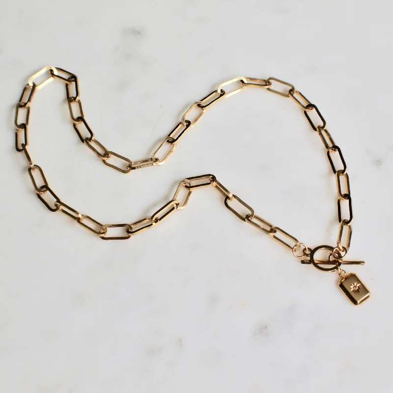 Margot gold chain pendant necklace