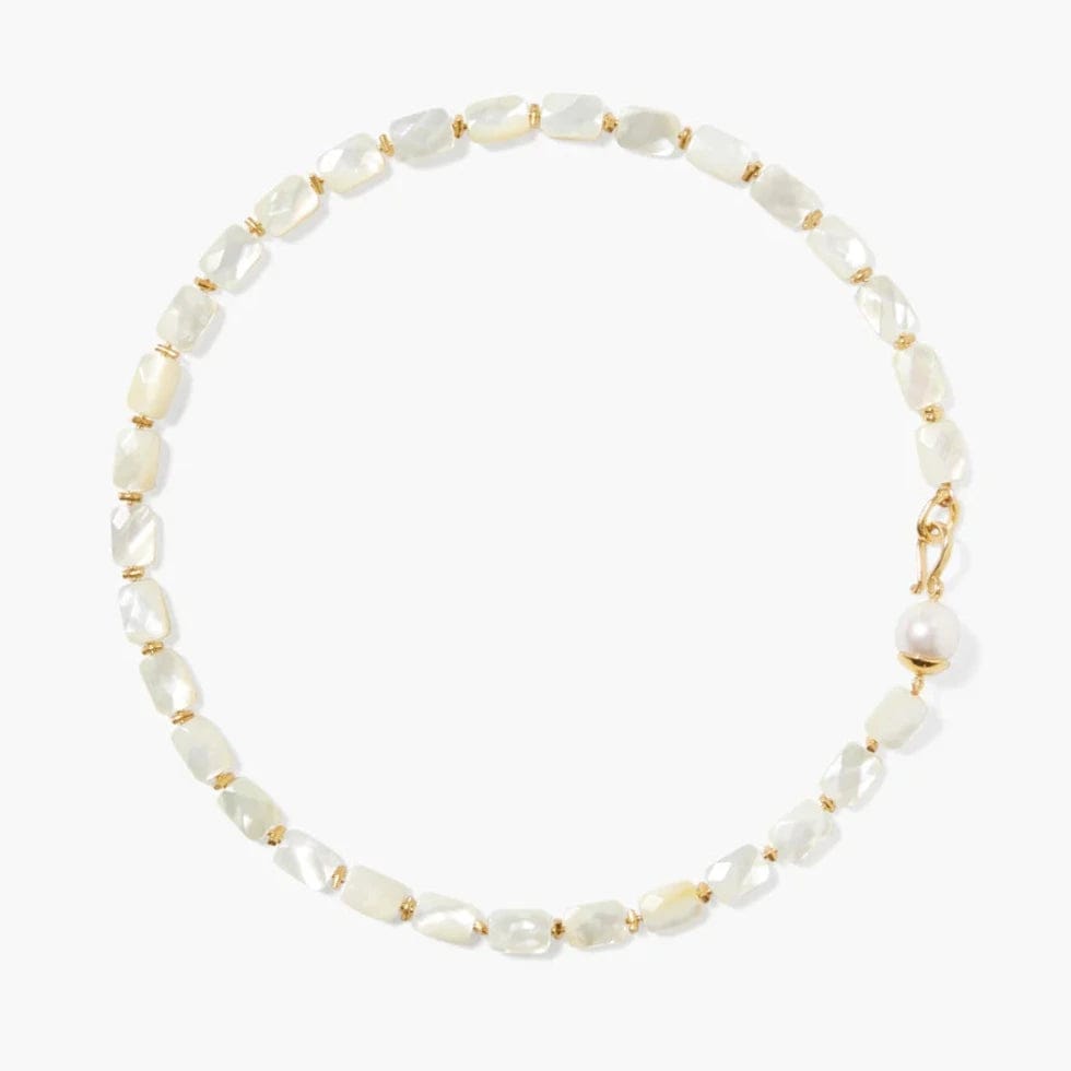 Luz Necklace White Mother of Pearl