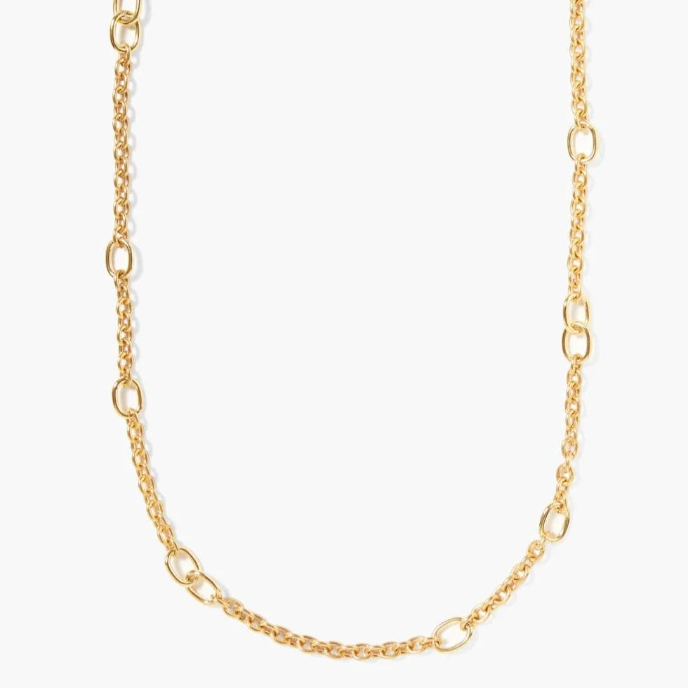 Frances Long Necklace Yellow Gold