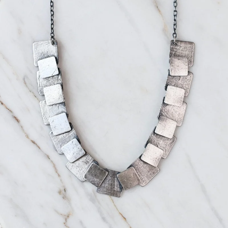 Petite Square Pivot Necklace