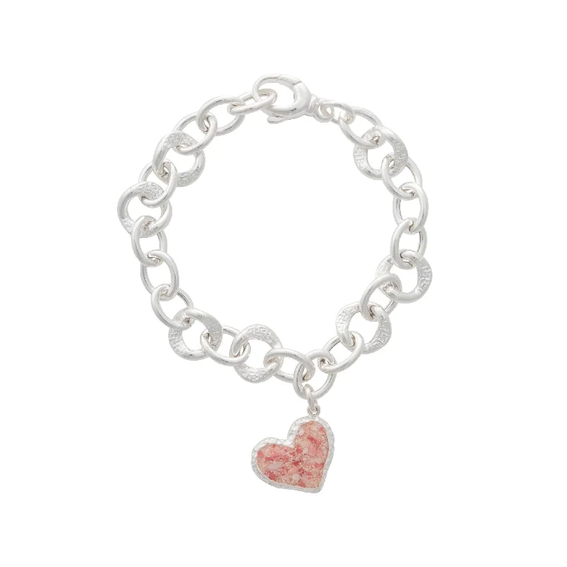 Reef ~ Heart Chunky Chain Bracelet