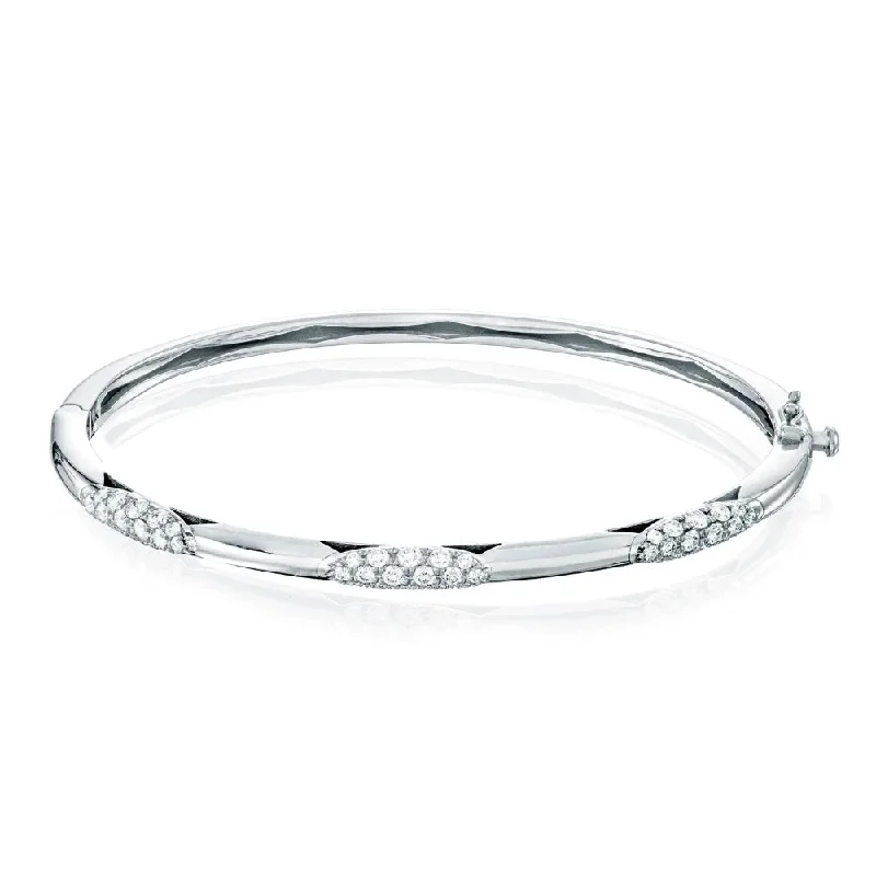 Tacori 18k Crescent Eclipse Slim High Polish Bangle