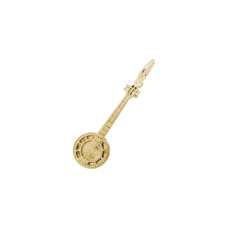 bezel set engagement ring modern Banjo Charm
