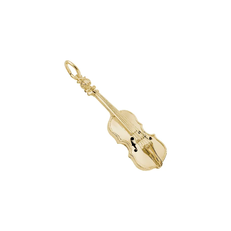 vintage filigree locket necklace Violin Charm