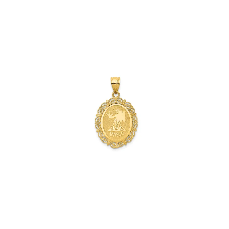 evil eye protection bracelet Virgo Pendant (14K)